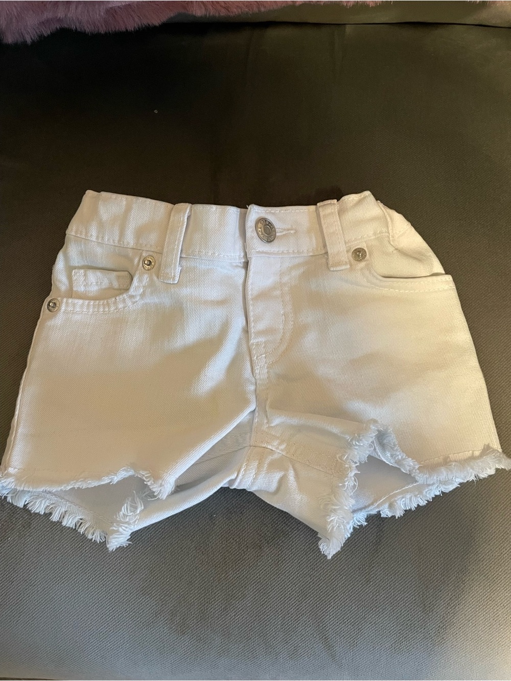 Cat & Jack White Kids' Elastic Waist Shorts
